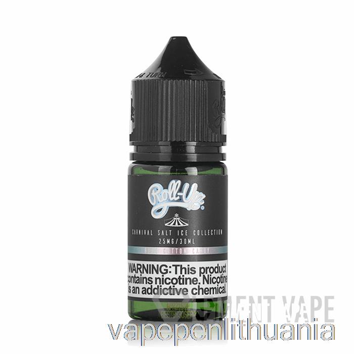 Ledo Mėlyna Cukraus Vatos Druska - Karnavalas - Sulčių Ritinėlis Upz - 30ml 25mg Vape Skystis
